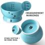 Y YHY Elevated Dog Bowls, Cermaic Dog Cat Bowls for Food and Water, Elevated Bowls for Medium Dogs and Cat, Prevent Neck Pain, Anti Slip Feet