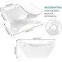 Legendog Cat Food Bowls, Double Cat Bowls Elevated Cat Bowls Raised Cat Bowls, 15° Tilted Elevated Cat Bowls to Protect The Neck for Cat and Small Dog (White&Clear) Legendog Cat Food Bowls, Double Cat Bowls Elevated Cat Bowls Raised Cat Bowls, 15° Tilted Elevated Cat Bowls to Protect The Neck for Cat and Small Dog (White&Clear)