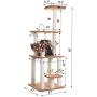 Armarkat A6403 Classic Cat Tree with Basket, 64'', Chocolate