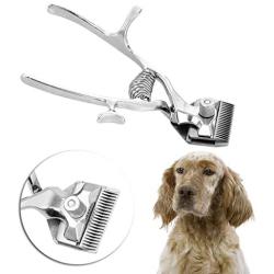 Dog Scissors - Kit Pet Hair Trimmer Shaver Razor Grooming Manual Clipper - Shears Coats Cutting Round Thick Poodle Hair Scissors Dogs Straight Face Large Grooming German Curve Sharpener S