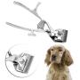 Dog Scissors - Kit Pet Hair Trimmer Shaver Razor Grooming Manual Clipper - Shears Coats Cutting Round Thick Poodle Hair Scissors Dogs Straight Face Large Grooming German Curve Sharpener S
