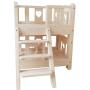 YAMEIJIA Pet Bed, bunk Bed, Double Solid Wood Bed, Kennel, pet nest,XS