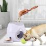 LFOZ Pet Smart Automatic pet Feeder Fetch Tennis Ball Launcher Dog Training Toys Interactive Throwing Ball Machine Dog Feeder
