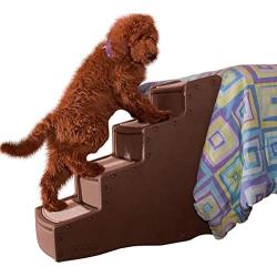 Pet Gear Easy Step IV Pet Stairs, 4-Step for Cats/Dogs, Portable/Lightweight, Sturdy