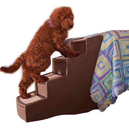 Pet Gear Easy Step IV Pet Stairs, 4-Step for Cats/Dogs, Portable/Lightweight, Sturdy