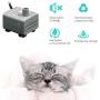 Aboval Cat Water Fountain 2L Automatic Dog Water Dispenser Ultra-Quiet Pet Water Fountain with 4 Flow Setting Modes Cat Flower Fountain with Tripe-Action Filter Filtration for Cats Small Dogs