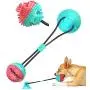 ALAIX New Dog Ropes Toy, Multifunction Pet Molar Bite Toy,Self-Playing Rubber Ball Toy with Suction Cup, Molar Chew Toy Toothbrush Puppy Dental Care Accessory Nontoxic Natural ALAIX New Dog Ropes Toy, Multifunction Pet Molar Bite Toy,Self-Playing Rubber Ball Toy with Suction Cup, Molar Chew Toy Toothbrush Puppy Dental Care Accessory Nontoxic Natural