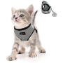 Kamots Beauty Escape Proof Cat Dog Harness and Leash Adjustable Soft Mesh Pet Vest with Reflective Strap for Puppy Kitten Small Pet Walking
