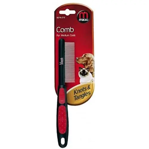 Interpet Limited Mikki Medium Coat Grooming Comb Interpet Limited Mikki Medium Coat Grooming Comb