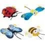 BINGPET Interactive Cat Toys for Indoor Cats - 4 Pack Butterfly, Bee, Beetle for Cat Wand Replacement, Soft Plush Cat Toy with Crinkle Paper, Dragonfly Realistic Insect for Cat Playing or Pole Refill BINGPET Interactive Cat Toys for Indoor Cats - 4 Pack Butterfly, Bee, Beetle for Cat Wand Replacement, Soft Plush Cat Toy with Crinkle Paper, Dragonfly Realistic Insect for Cat Playing or Pole Refill