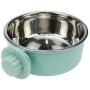 FarBoat Cat Bowl Pet Dogs Food Water Bowl Baking Finish Stainless Steel Non-Slip Rubber Base Feeding Dish for Puppy Kitty Rabbit