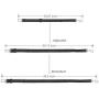 Pokiphip Adjustable Pet Dog Cat Car Seat Belt Safety Leads Vehicle Seatbelt Harness, Vehicle Car Seatbelt Harness for Pets with Elastic Nylon Bungee Buffer for Shock Attenuation
