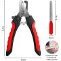 Dog Nail Clippers and Trimmers with Safety Guard to Avoid Over Cutting Nails & Free Nail File Razor Sharp Blades Professional Pet Grooming Claw Care Cutting Nails Tool for Large and Small Animals