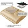 Ameritex Pet Bed Blanket Reversible 100% Waterproof Velvet Super Soft for Sofa and Bed