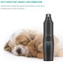 GMWZ Pets Nail Trimmer Clipper, Dog Puppy Cat Paw Claw Toe Pet Nail Grinder, Grooming Pet Electric Pedicure Care Tool