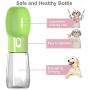 Gatibilin Dog Water Bottle – 2020 Patented Portable Leak Proof Puppy Water Dispenser with Drinking Feeder, Lightweight Pet Travel Water Bottle Bowl for Outdoor, Walking, Hiking BPA Free