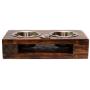 Basset Hound, a Dogs Bowl with a Relief from ArtDog