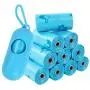 HENIUY Pet Dog Poop Bag, pet Poop Bag-Environmentally Friendly degradable pet Poop Bag, Cleaning and Care, Extra Thick Leak-Proof Bag (Scented) (Blue, Pocket)