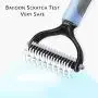 MCIGICM Pet Grooming Brush Deshedding Comb: 2 Sided Undercoat Rake for Cats & Dogs |Safe Dematting Comb | Demat Comb Removes Loose Undercoat,Mats,Tangles and Knots MCIGICM Pet Grooming Brush Deshedding Comb: 2 Sided Undercoat Rake for Cats & Dogs |Safe Dematting Comb | Demat Comb Removes Loose Undercoat,Mats,Tangles and Knots