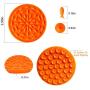 GAPZER Dog Lick Mat, Pet Slower Feeder Licking Pad for Anxiety Relief & Boredom Buster, Peanut Butter Lick Pad for Dogs Puppy Bathing, Grooming and Training