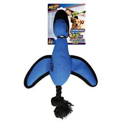 Nerf Dog Large Nylon Launching Duck with Interactive Design