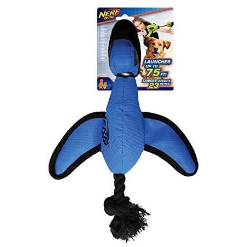 Nerf Dog Large Nylon Launching Duck with Interactive Design