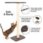 PetFusion Ultimate Cat Window Climbing Perch 45” Tall (Tree Sisal Scratching Posts, Modern Design Simply Suctions to Window. (Easy to Assemble) 1 Year Warranty for Manufacturer Defects