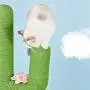 metropet Cat Cactus Climbing Frame Cat Tree with Scratching Post, Durable Sisal Rope Cactus Cat Scratcher