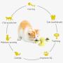 N/A Turntable Pet Toy Cat Turntable Funny Cat Toy Scratch Scratching (Green) (Color : Green)