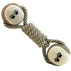 Staroyal Dog Toys Pet Chew Toys for Dog Dumbbell Rope Tennis Paw Ball Puppy Dog Teeth Cleaning Training Tool