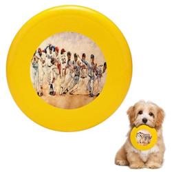 Pet Frisbee Flying Disc Dog Toy - Multifunction Pitching Windup Michael Pattison