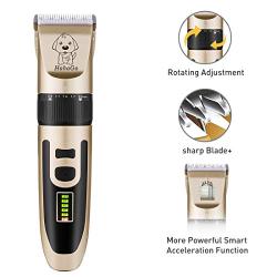HahaGo Pet Grooming Clippers Dog Shaver Hair Trimmer Electric Fur Removal Cutter Rechargeable Haircut with LED Screen for Dogs Cats Pets