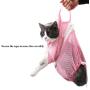 ZUKIBO Cat Shower Net Bag Adjustable Multifunctional Breathable Anti-Bite and Anti-Scratch Restraint Bag Cat Washing Shower Bag for Cat’s Bathing, Nail Trimming, Injection, Medicine Taking