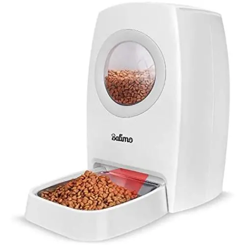 Balimo 6L Automatic Cat Feeder for Dogs and Cats, Automatic Feeder with Food Desiccant Bag