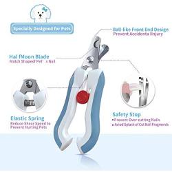 Yuuqiite Pet Nail Clipper for Dogs Cats Small Animals, Nail Trimmer with Safe Guard to Avoid Over Cutting