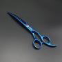 Kingstar Titanium Plating 7.0in. Professional Pet Scissors,Curved Scissors,Dog Curved Shears,Dog Grooming,Down-Pointed Curved Scissors