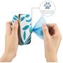 Shappy 5 Pieces Dog Poop Waste Bag Holder, Dog Bag Holder with Metal Buckle for Leash Attachment for Outdoor Walking Running or Hiking, 5 Colors