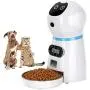 COVONO Automatic Cat Feeder, 3.5L Dog Food Dispenser, up to 4 Meals a Day / Portion Control / Voice Recording / Timer Programmable / Stainless Steel Bowl COVONO Automatic Cat Feeder, 3.5L Dog Food Dispenser, up to 4 Meals a Day / Portion Control / Voice Recording / Timer Programmable / Stainless Steel Bowl