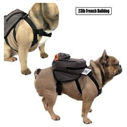 Bonnie x Clyde Dog Backpack Harness - for Hiking, Training, Daily Walking or Puppy Fashion - Adjustable Straps, Large Carrying Compartments & Durable Buckles