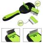 LEWARM Bristle Brush/Pin Brush/Bath&Massage Brush/Dematting Comb/Deshedding Comb for Dogs Cats 5-in-1 Pet Grooming Kit, Remove Undercoat MatsTangled Hair & Improve Circulation