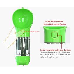 Aswinfon Water Bottles for Dogs, Lightweight Portable Dog Water Bottle for Walking, Multifunctional Travel Water Bottle Bowl with Eco Bag & Shovel