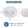 MIXJOY Calming Dog Bed for Small Medium Large Dogs, Faux Fur Donut Cat Puppy Bed, Self Warming Indoor Sleeping Pet Bed, Washable Anti-Anxiety Dog Cushion Multiple Color