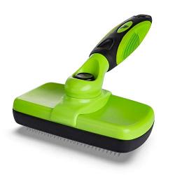 ORFELD Pet Grooming Brush Shedding Hair by Up to 95% Self-Cleaning Tool for Cats and Dogs, Perfect Long & Short Coats