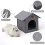 Loves cabin Outdoor Cat House Weatherproof for Winter, Collapsible Warm Cat Houses for Outdoor/Indoor Cats, Feral Cat Shelter with Removable Soft Mat, Easy to Assemble Igloo Dog House for Small Dogs Loves cabin Outdoor Cat House Weatherproof for Winter, Collapsible Warm Cat Houses for Outdoor/Indoor Cats, Feral Cat Shelter with Removable Soft Mat, Easy to Assemble Igloo Dog House for Small Dogs