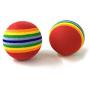 POPETPOP 12pcs Interactive Dog Toys Rainball Dog Balls Puppy Toys 3.5cm Tennis Balls Pet Supplies - Small