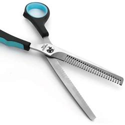 Claw Claws 6 inch Grooming Straight Rounded Scissors or 7 inch 30%~40% Thinning Shaping Scissors for Small and Medium Dog or cat, Trimming and Finishing Shears Tool for pet