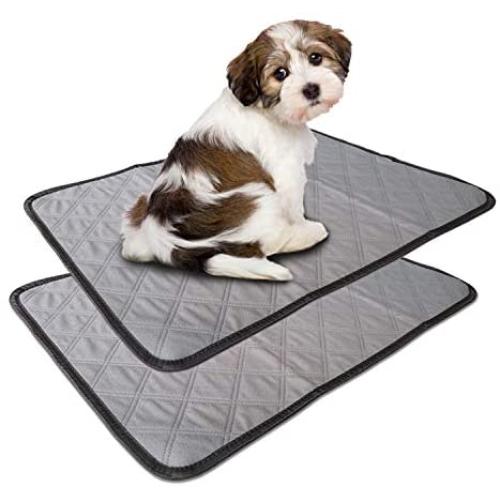 lululun Washable & Reusable Dog Pee Pad, Highly Absorbent Puppy Pad with Waterproof Bottom for Training, Travel, Whelping, Housebreaking, Incontinence, Playpen, Crate.