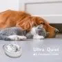 ORSDA Cat Water Fountain Stainless Steel, Pet Fountain Dog Water Dispenser, 67oz / 2L Ultra-Quiet Automatic Cat Drinking Fountains with 6 Replacement Filters & 1 Silicone Mat for Cats, Small Dogs