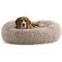 Brindle Donut Cuddler Pet Bed - Plush Dog and Cat Bed - Cozy Shag Faux Fur - Ergonomic Design - Head and Neck Support Brindle Donut Cuddler Pet Bed - Plush Dog and Cat Bed - Cozy Shag Faux Fur - Ergonomic Design - Head and Neck Support