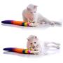 TINKSKY Kitten Cat Pet Toy Cat Scratch Board Scratching Pad Play Funny Toy Fish Shape (Random Color)